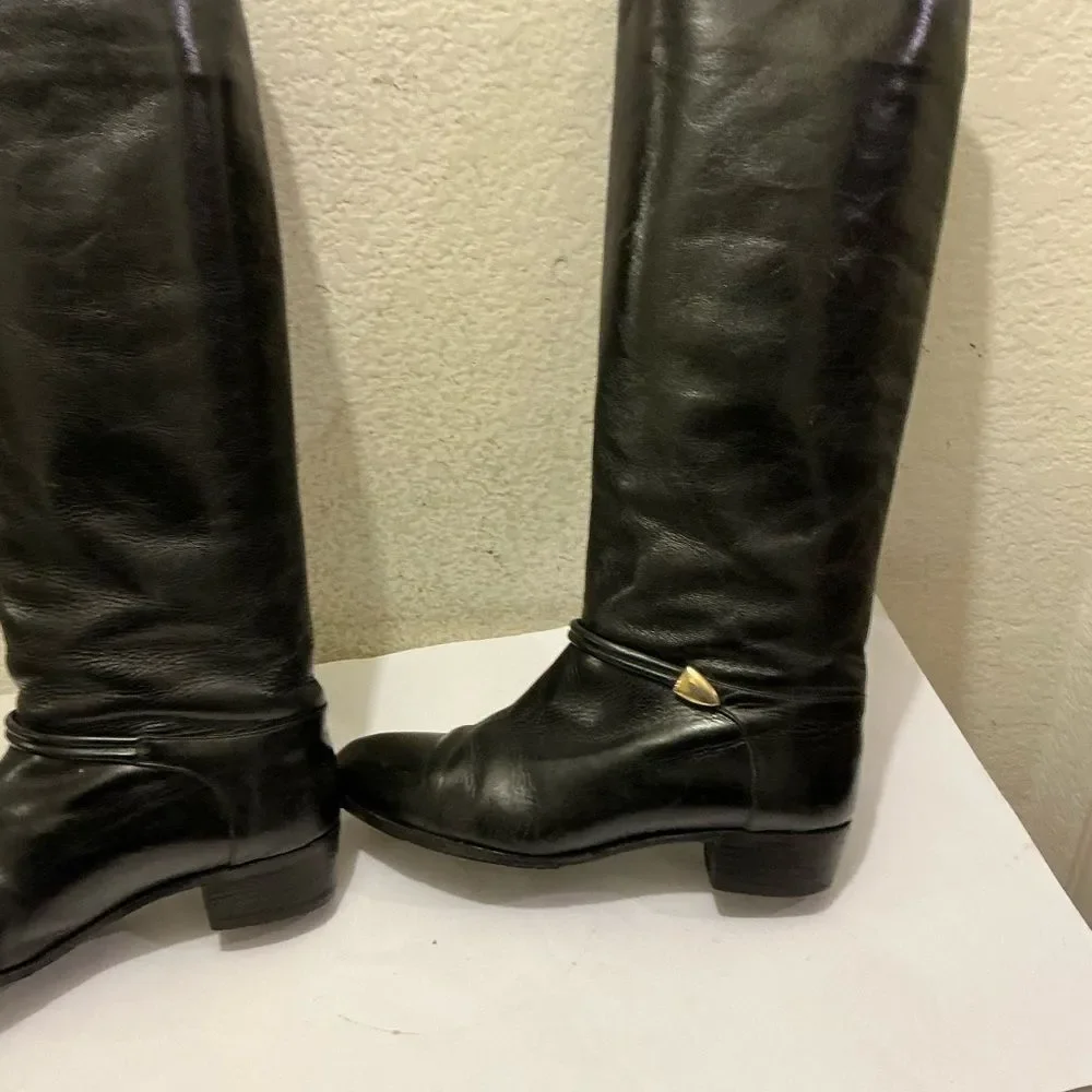 Saks Fifth Avenue Black Over the Knee Boots